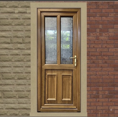 Upvc door refurbished golden - upvc,