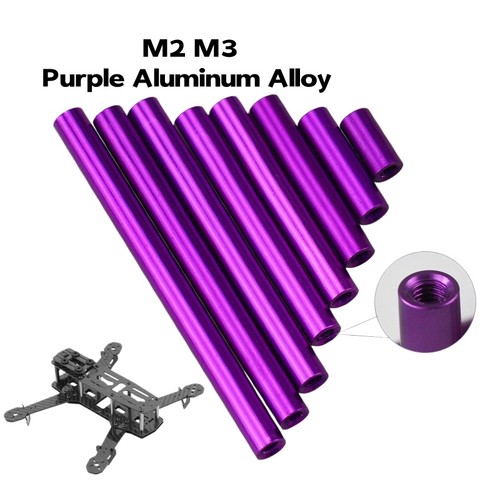 Purple aluminum alloy standoff - purple,