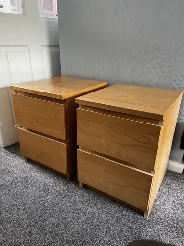 Ikea malm bedside drawers - ikea,