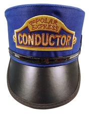 THE POLAR EXPRESS TRAIN CONDUCTOR HAT CAP fancy dress ADULT size warner brothers