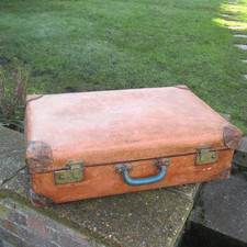 Vintage Suitcase 1940's Large