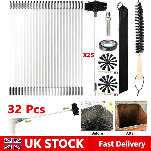 32x flexible chimney - 32x, sweep