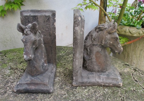 Pair unusual rustic - of, vintage