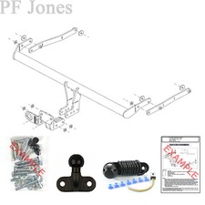 Tow-Trust Towbar for Renault Scenic 2 MPV 2003-2009 - Flange Tow Bar