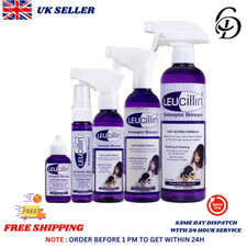 Leucillin Antiseptic Pet SkinCare Solution Spray Anti-Fungal Instant Germ Killer