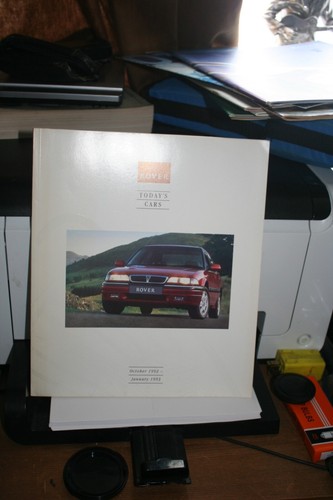 Rover today car brochure - today's,