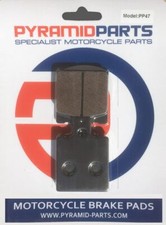 Rear brake pads for - , moto