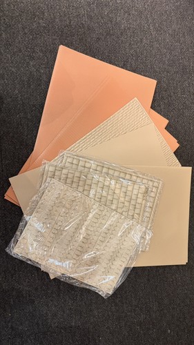 Abs embossed plasticard job - abs,