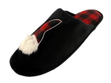 Mens Black Gonk Mule Slippers