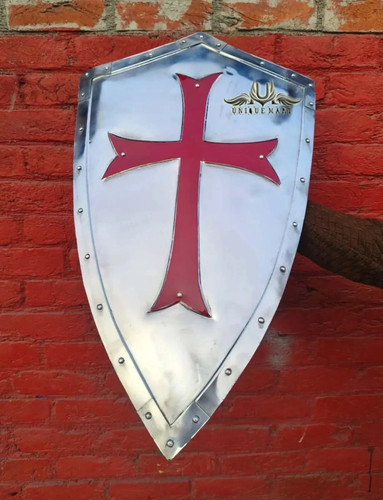 Red cross crusader medieval - red,
