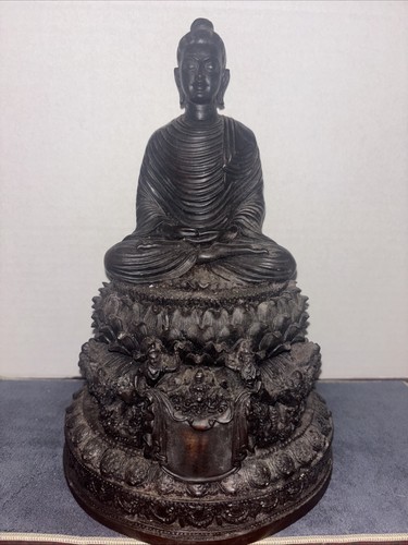 Resin buddha statue - resin,