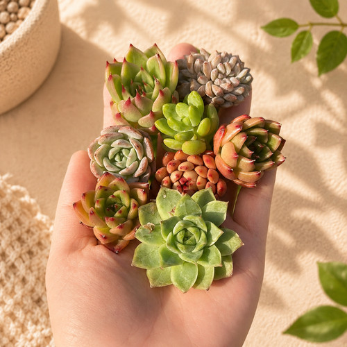 Random echeveria succulent - random,