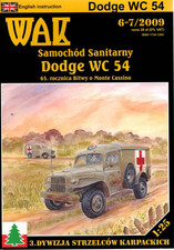 Card Model Kit – Dodge WC 54 Military Ambulance