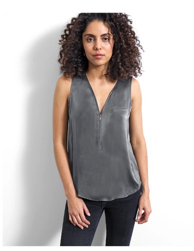 Iconic silk zippy tank - silk,
