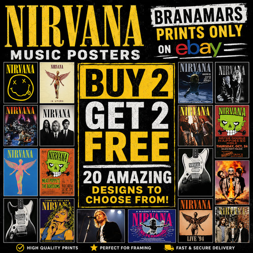 Nirvana concer album - nirvana, posters