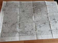 Militay- WW1 Map Of Belgium