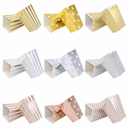12pcs silver rose - rose, popcorn