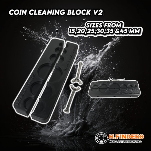 Coin cleaning block - coin,
