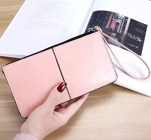 Ladies leather wallet - ladies, long