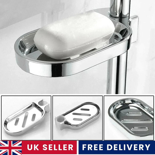 Silver soap dish - silver, shower