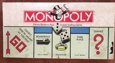 Vintage 60s monopoly board