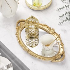 Vintage Mirrored Serving Tray