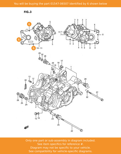 Suzuki bolt 01547 06507 - 01547-06507, oem