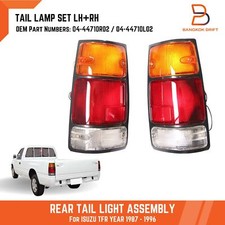Pair Red Tail Lights Rear