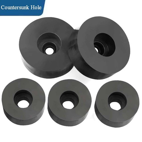 Countersunk hole rubber spacer - rubber,