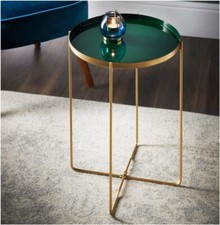 Round End Tray Table Side Tables Removable Top Stylish and Versatile Furniture