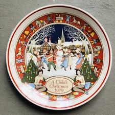 Wedgwood Of Etruria & Barlaston Child’s Christmas Plate 1979 Edition 