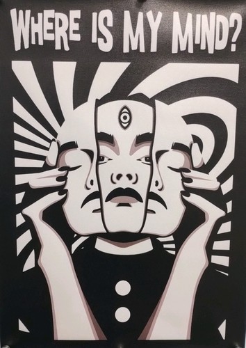 Psychedelic poster where is - poster, "where