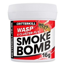 CritterKill Wasp Killer Cluster Fly Control Smoke Fogger Wasp Nest Fogger 16g