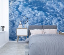 3D Sky Clouds R8722 Wallpaper Wall Mural Self-adhesive Removable Luna