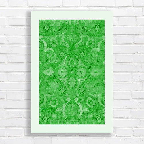 Abstract floral tapestry green - tapestry,