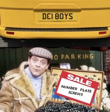 Cherished Number plate Del Boy