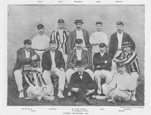 The surrey cricket team - the,