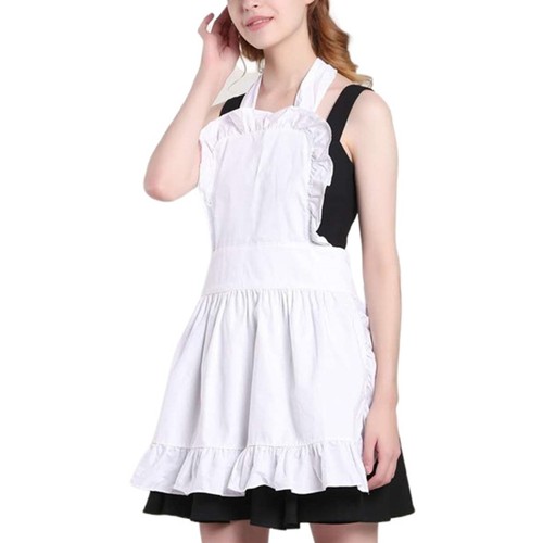 Ruffle apron waitress - waitress,