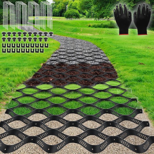 Gravel stabilizer grid - gravel,