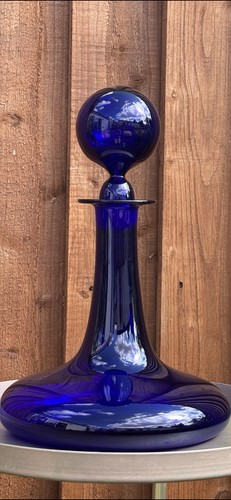Antique bristol blue cobalt - bristol,