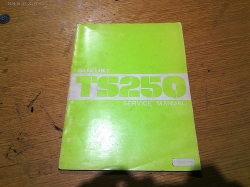 1980 szuki ts250 - 1980, service