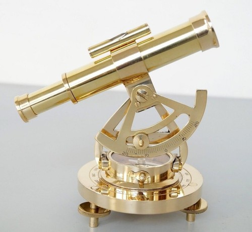 Vintage brass alidade - vintage,