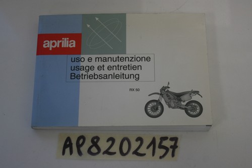 Aprilia 02 owner s - 95, owner's