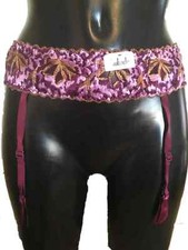 Aubade Burgundy Suspender Belt