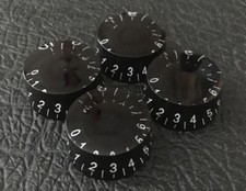 Zakk Wylde Style Black Speed Knobs Les Paul Epiphone Gibson 6mm FREE POSTAGE