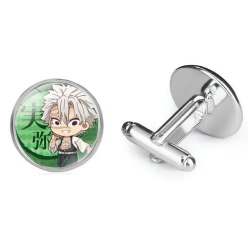 Demon slayer cufflinks anime - demon,