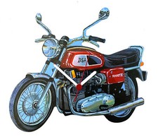 BSA Rocket 3 Motorcycle Clock - BSA Rocket III Motorbike Clock - MS21-C