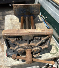 Vintage Woden 189 No.2 Carpenters Q/R Vice 9" Jaws Open 12" - GWO -Herefordshire