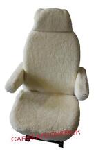 PEUGEOT BOXER LUXURY MOTORHOME SEAT COVERS -FAUX SHEEPSKIN PAIR + ARMREST COVERS