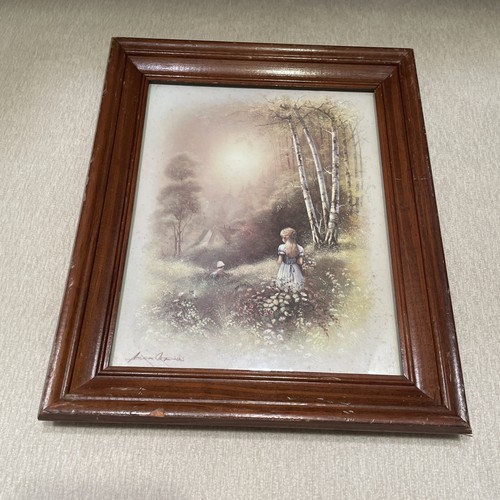Vintage framed art print - vintage,